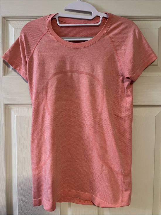 lululemon athletica Tops - #324 Lululemon Swiftly Tech Seamless Running Shirt Heathered Rose Coral Size 8
